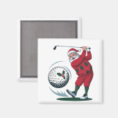Weihnachten Fantasy Golf spielen Magnet (Vorderseite/Rückseite)