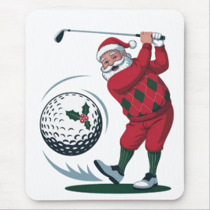 Weihnachten Fantasy Golf spielen Mousepad