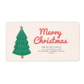 Weihnachten Farbe frohe Weihnachtsadress (Vorne)