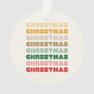 Weihnachten, farbenfroh, Feiertagssaison Dekoratio Ornament