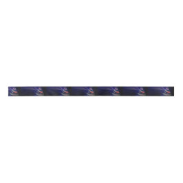 Weihnachten farbenfrohe Baum Navy Blue Rustic Feri Satinband
