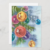 Weihnachten Farbenfrohe Ornamente (Vorne/Hinten)