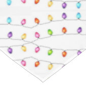 Weihnachten Farbige Helle Lichter  Tischdecke (Schrägansicht)