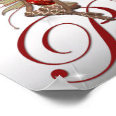 Weihnachten Fee 2 - Fantasy Print Poster (Ecke)