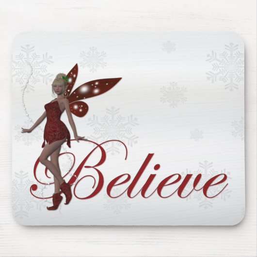 Weihnachten Fee 3 - Feiertage Mousepad (Vorne)