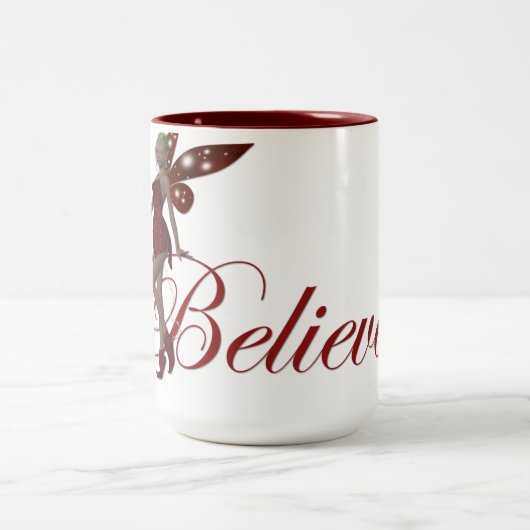 Weihnachten Fee 3 - Tasse (Mittel)