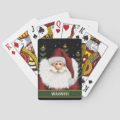 Weihnachten Feierlicher Individuelle Name Inspiriv Spielkarten (Rückseite)