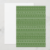 Weihnachten feiern einladung (Vorne/Hinten)