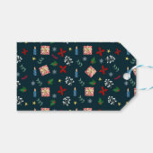 Weihnachten feiern geschenkanhänger (Vorderseite (Horizontal))