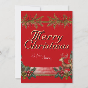 Weihnachten feiern karte