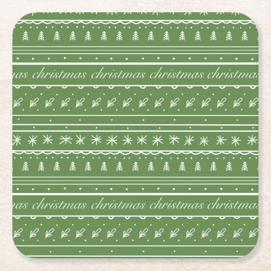 Weihnachten feiern rechteckiger pappuntersetzer (Vorderseite)