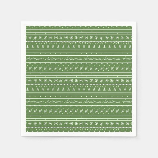 Weihnachten feiern serviette (Vorderseite)