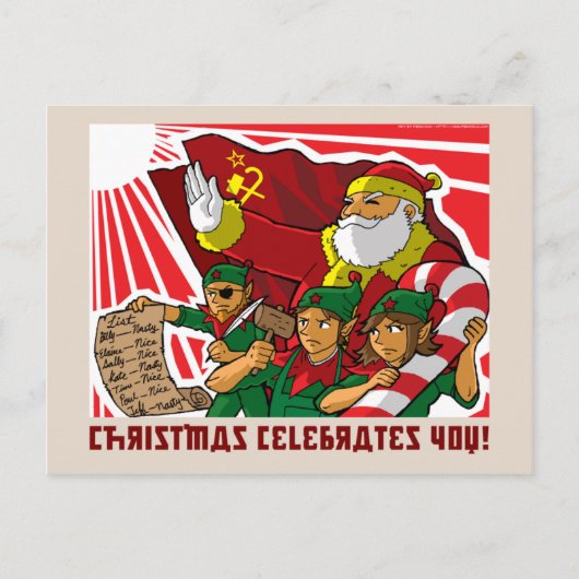 Weihnachten feiert Sie! (Vorderseite)