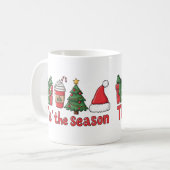Weihnachten | Feiertag Kaffeetasse (Vorderseite Links)