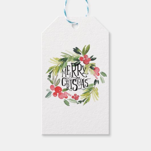 Weihnachten, Feiertage, Dekorationen, Feiern Geschenkanhänger (Vorderseite)