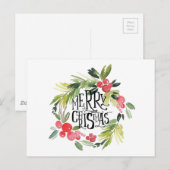 Weihnachten, Feiertage, Dekorationen, Feiern Postkarte (Vorne/Hinten)