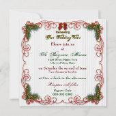 Weihnachten/Feiertage - Einladung zur Erneuerung d (Rückseite)