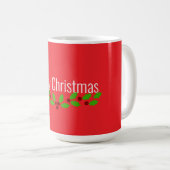 Weihnachten, Feiertage rot, Kaffeetasse (VorderseiteRechts)