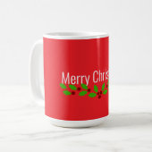 Weihnachten, Feiertage rot, Kaffeetasse (Vorderseite Links)