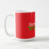Weihnachten, Feiertage rot, Kaffeetasse (Links)