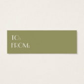 Weihnachten | Feiertagsgeschenktags (Rückseite)