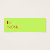 Weihnachten | Feiertagsgeschenktags (Rückseite)