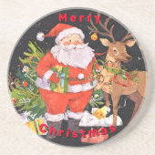 Weihnachten - Feiertagssaison Getränkeuntersetzer (Vorne)