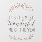 Weihnachten fensteraufkleber (Blatt)