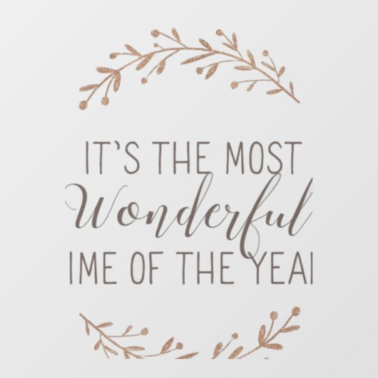 Weihnachten fensteraufkleber (Blatt)