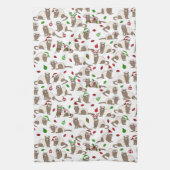 Weihnachten Ferret Küchentuch (Vertikal)