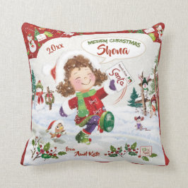 Weihnachten, finden die 3 Bell, niedliche Kissen