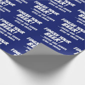 Weihnachten FINISIERT IHREN BEER-xmas-Spaß Geschenkpapier (Ecke)