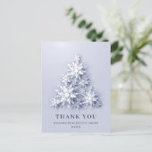 Weihnachten Firmenfeiertag Vielen Dank Postkarte (Stehend Vorderseite)