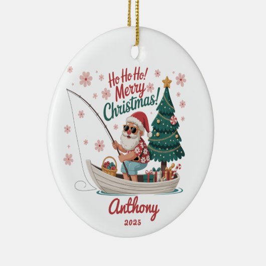 Weihnachten fischen keramik ornament (Rechts)