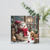 Weihnachten - Flachbildschirm Karte (Stehend Vorderseite)