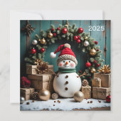 Weihnachten - Flachkarte (Vorderseite)