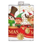 Weihnachten Flachmann (Rückseite)