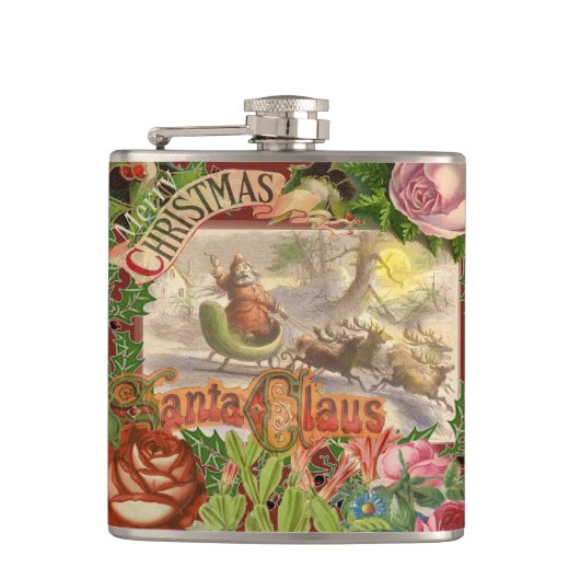 Weihnachten Flachmann (Vorderseite)