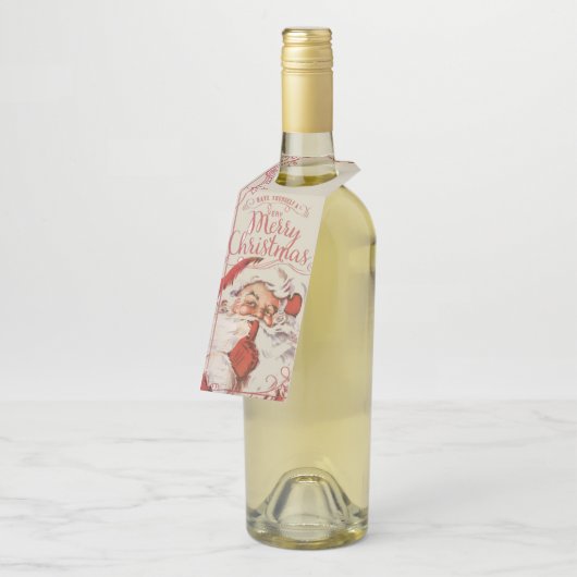Weihnachten Flaschenanhänger (Angewinkelt)