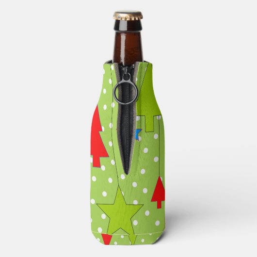 Weihnachten Flaschenkühler (Flasche Rückseite)