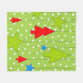 Weihnachten Fleecedecke (Vorderseite (Horizontal))