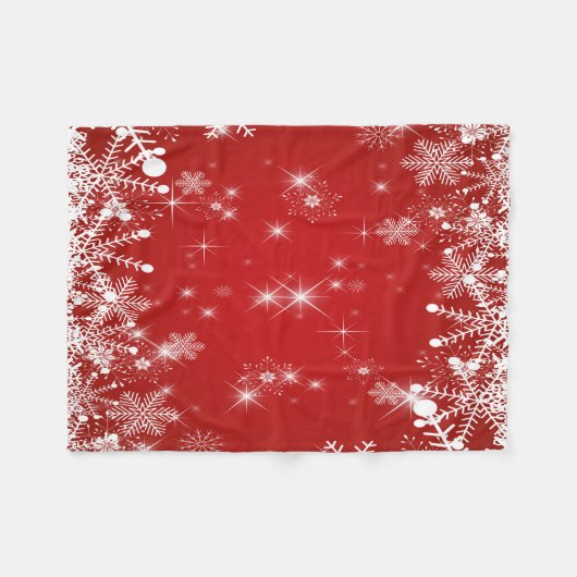 Weihnachten Fleecedecke (Vorderseite (Horizontal))