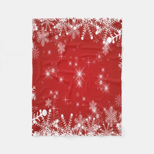 Weihnachten Fleecedecke (Vorderseite)