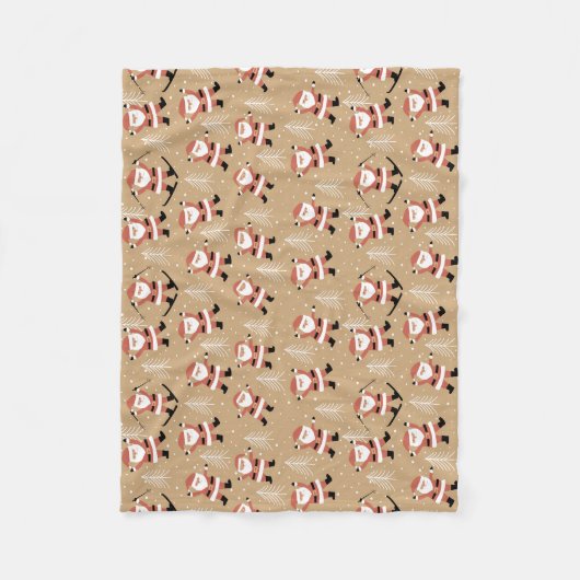 Weihnachten Fleecedecke (Vorderseite)