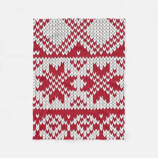 Weihnachten Fleecedecke (Vorderseite)