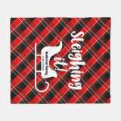 Weihnachten Fleecedecke (Vorderseite (Horizontal))