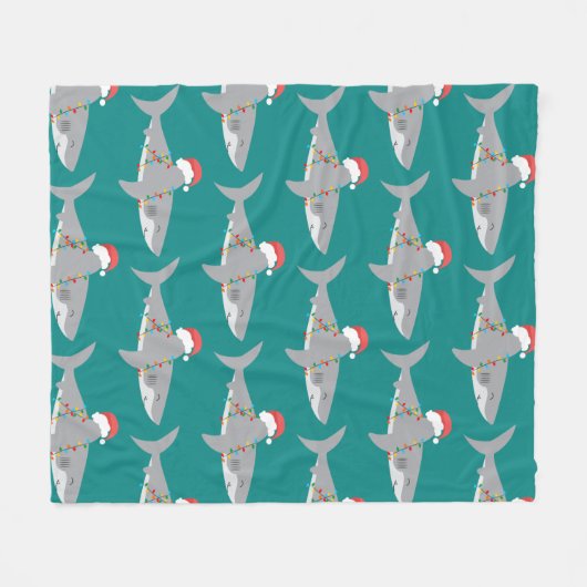 Weihnachten Fleecedecke (Vorderseite (Horizontal))