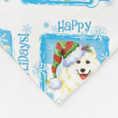 Weihnachten Fleecedecke (Ecke)