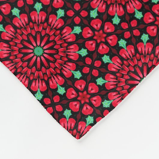 Weihnachten Fleecedecke (Ecke)