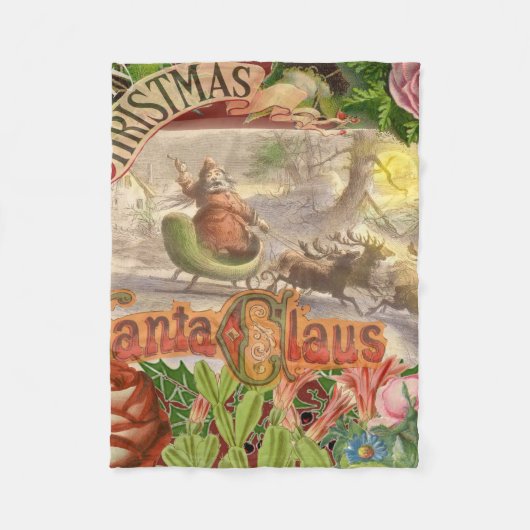 Weihnachten Fleecedecke (Vorderseite)